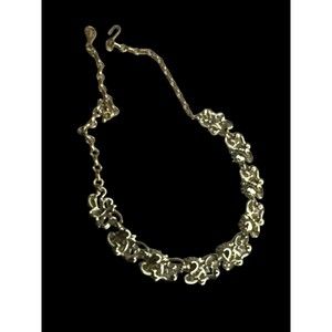 Vintage Coro Blue/Green Gold‎ Tone Necklace